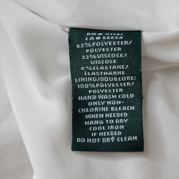 Lauren Ralph Lauren Fit N Flare Dress 6 Taupe Ivory Color Block Pleated Lined - Picture 6 of 9